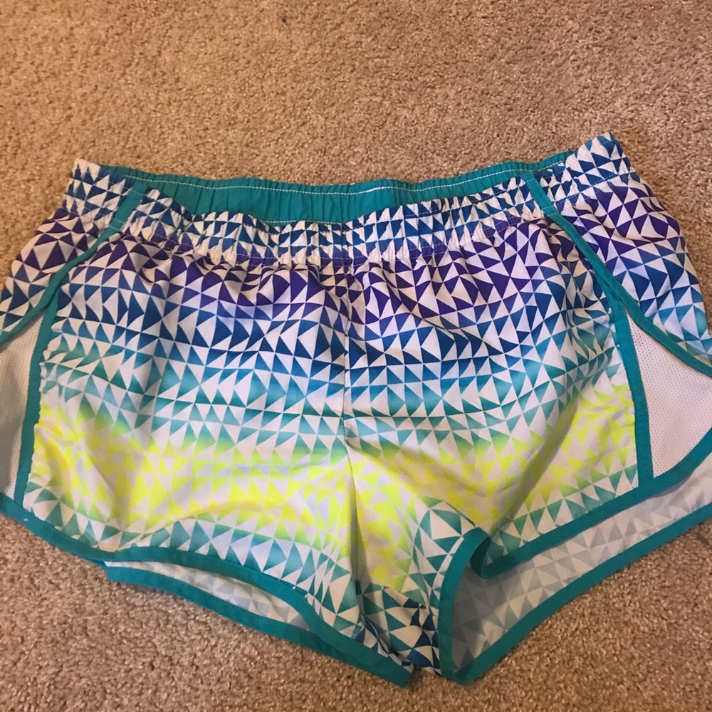 ombré athletic shorts